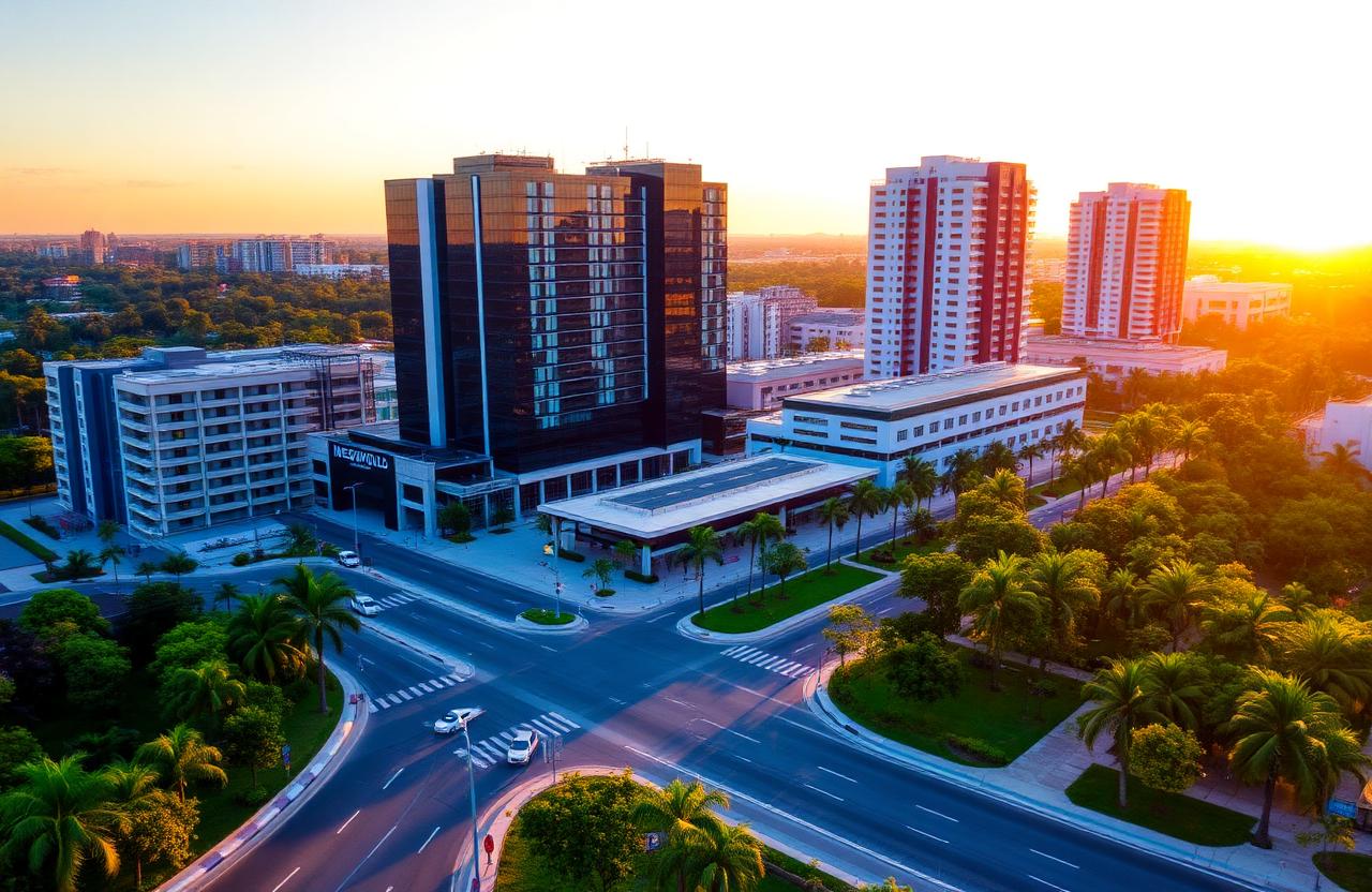 Aerial view of Iloilo Business Park in Mandurriao